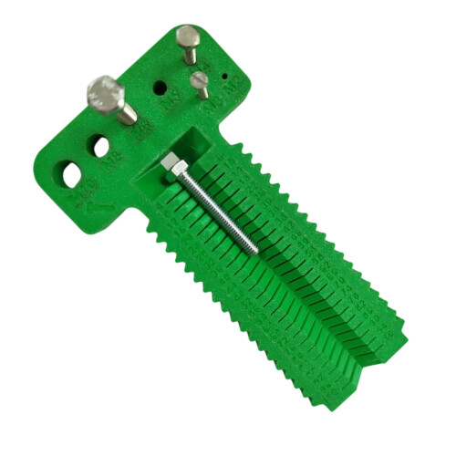Lightweight Screw Gauge Ergonomic Measuring Tool Comfortable Use Green