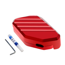 Motorcycle Side Stand Kickstand Shoe Extender Plate for XMAX125/300/250/400 Red