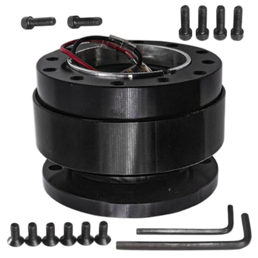 Global Fast Release Steering Link For Hurrying Automobiles Aluminum Mixture Blac Black 7754004742840