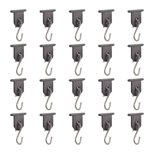Quick Release Campers Awning Hook ABS Metal Construction Corrosion Resistant Gray 20