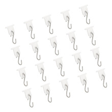 Camping Awning Fastener Waterproof Awning Hook Awning Light Clip for Camping White 20