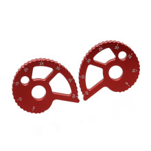 Hard Aluminum Chain Tensioner Chain Slack Adjuster Tool for CRF150F XR250L Red