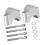 Handlebar Risers 22mm/28mm Height Adjustment Kit Universal Fit Reduce 28mm electroplating 1