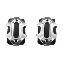 Reservoir Cap Motorcycle Brake Reservoir Fluid Tank Cover Aluminum Oil Cup Cap Silver