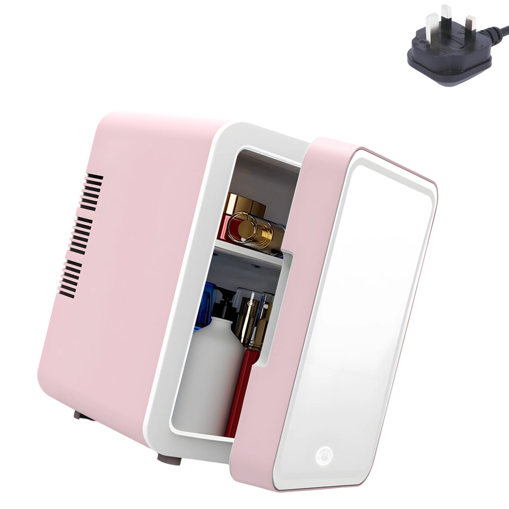 Functional 6L Vehicle Refrigerator With Metal Interior And Plastic Case Pink 7754004687622