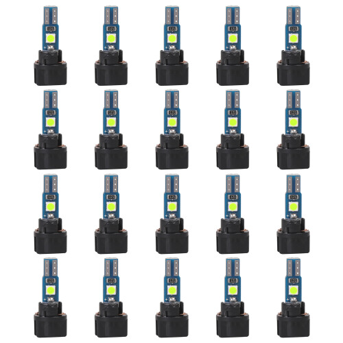 20pcs LED Panel Light With Mounting Base Universal Vehicle Compatibility Green