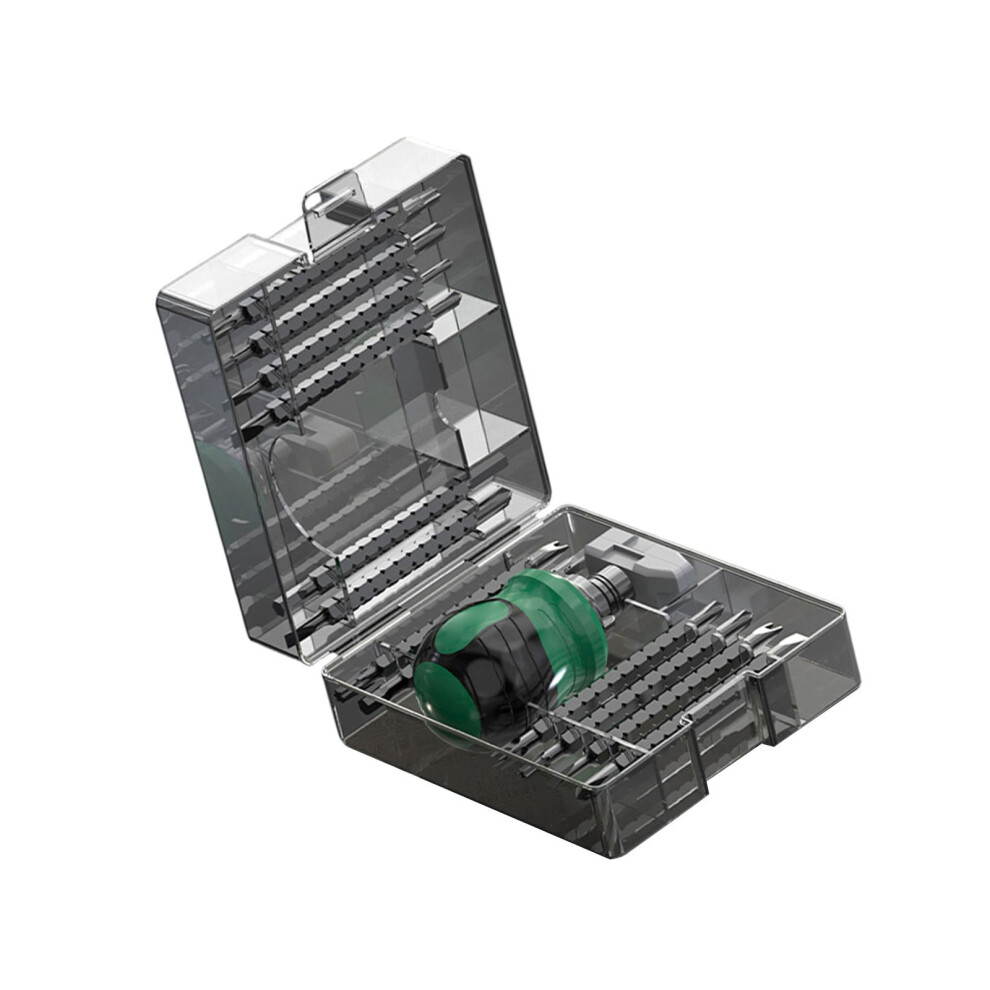 Multipurpose Ratcheting Screwdriver Kit Magnetic Tip For Precise Work 26 In 1 7754004765016