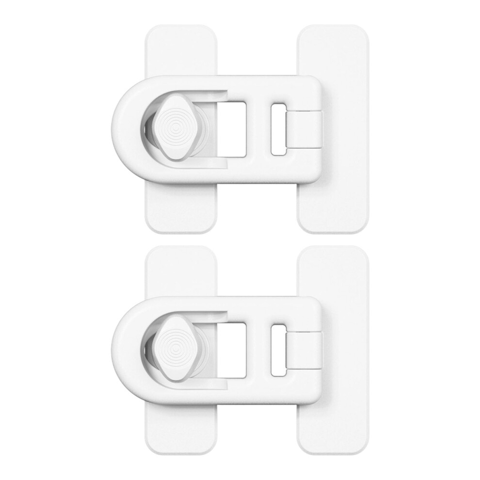 Campers Baby Safety Refrigerator Lock Abs Cabinet Door Latches Secure Protection White 7754004746510
