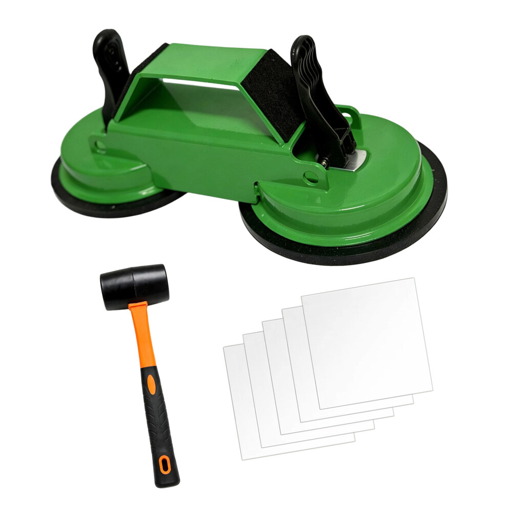 Extra Large Double Head Vacuum Suction Cup For Glass Panel And Smooth Surfaces Green 7754004679177