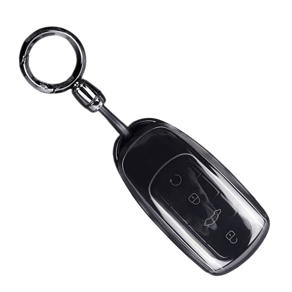 Clear Tpu Protector For Chery Key Fob Ensures Easy Identification Stylish And R Ing Black 7754004727489