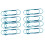 8Pcs Creative Heart Shaped Clip For Arranging Sheets Books And Office Document Blue 1