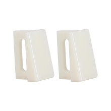 Pocket Door Bottom Guides Slotted Holes for Horizontal Adjustment 10Pieces