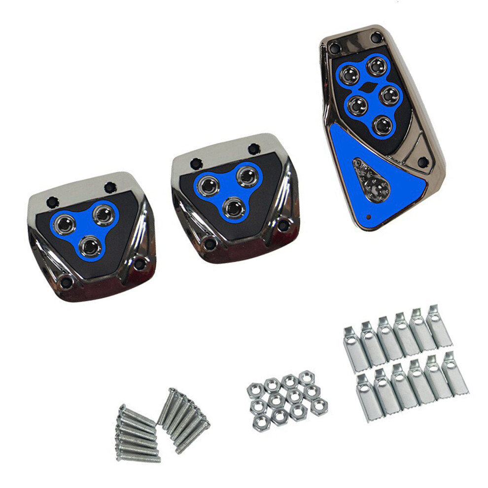 3Pcs/Set Manual Transmission Brake Clutch Accelerator Pedal Set For Most Car 4 7754004696501