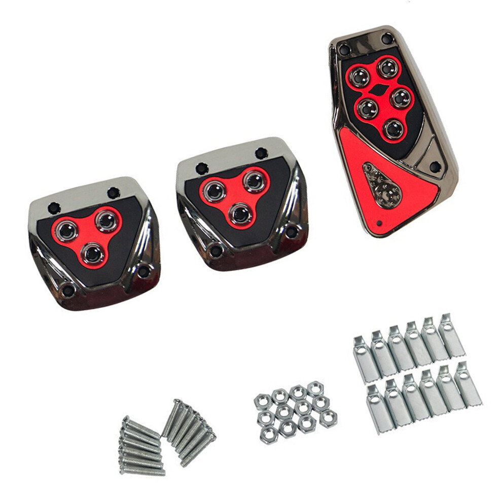 3Pcs Car Brake Clutch Accelerator Pedal Set For Manual Transmission Car Suvs 2 7754004696471