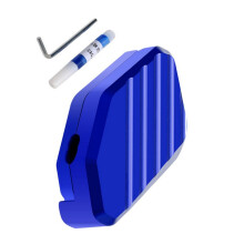 Motorcycle Side Stand Enlarge Foot Plate Kickstand Extension Pad for XMAX125/300 Blue