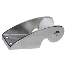 Premium 316 Stainless Steel Front Roller Featuring Hard Rubber Wheel With screws