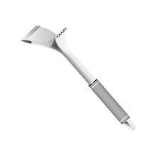 Collapsible Automotive Ice Scraper Anti Fatigue Handle For Efficient Snow Clearance Grey 1