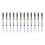Pack of 12 Roller Ball Pen Set Quiet Clicks Quick Dry Ink Study Work Essential Black 1