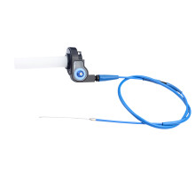 Flexible Speed Modifier Smooth & Responsive Twist Grip for Trail Vehicles Use Blue