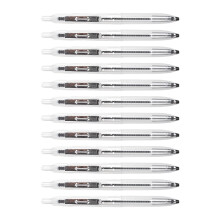 12PCS Quick Drying Gel Inks Pen Retractable Gel Pen 0.5MM Quick Dry for Writing T