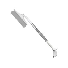 Heavy Duty Aluminum Snow Pusher Sponge Blade Protects Paint During Winter Cleaning Grey 3