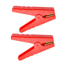 Heavy Duty Alligator Clamps Insulated Clip for Safe Power Transfer Clamps Red big
