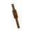Adjustable Elastic Pen Holder Single Slot Design Leather Cover For Writing Tools Brown 1