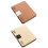 Loose Leaf Notebook Detachable Rings Binder Customizable Pages B5 square Mocha color 3