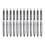 12PCS Ergonomic Handle Retractable Gel Pen 0.5MM Quick Dry for Daily Note Taking B 1