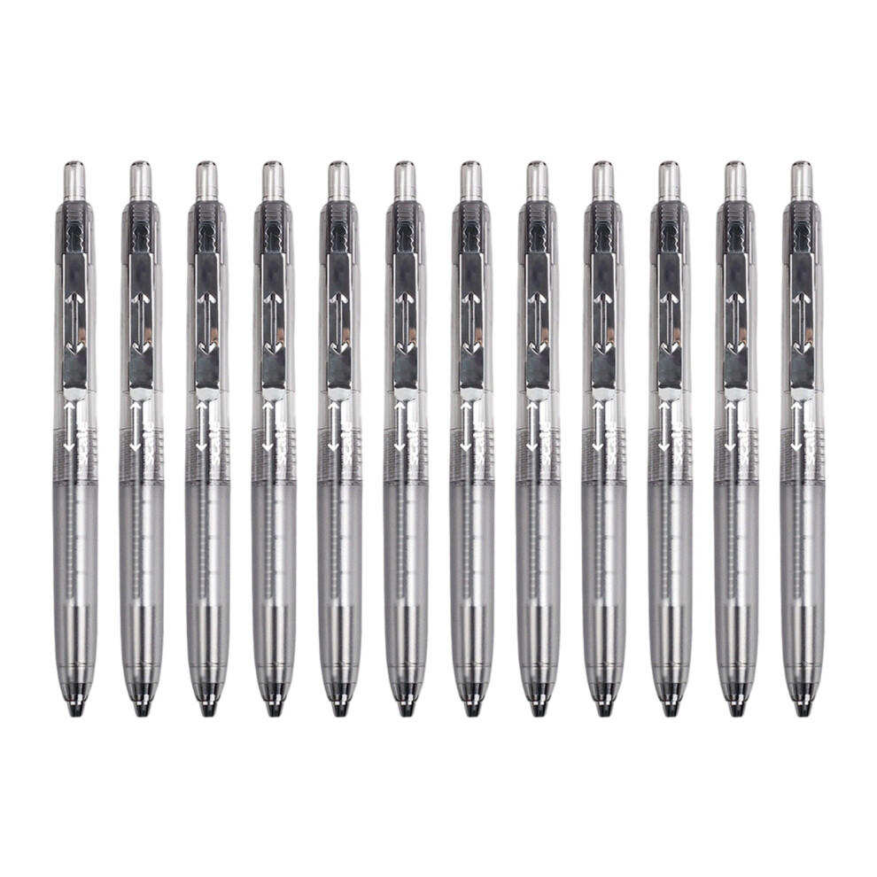 12Pcs Ergonomic Handle Retractable Gel Pen 0.5Mm Quick Dry For Daily Note Taking B 7754004714106