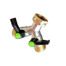 Leakproof Hose Splitter Corrosion Resistant Copper Water Distribution Valves Type 3