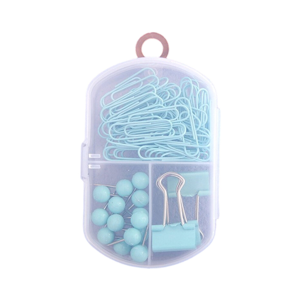 Versatile Study Office Paper Clips Binders Clips Thumb Tacks Organizing Tools Green 7754004769663
