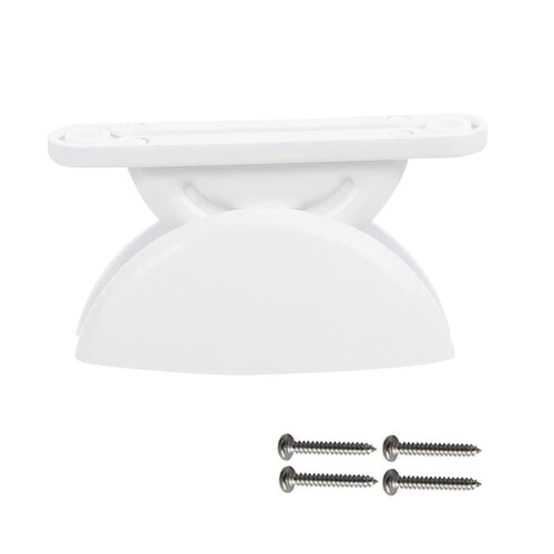 T Type ABS Plastic Door Latches For Campers And Doors Secure Lock Semicircular white