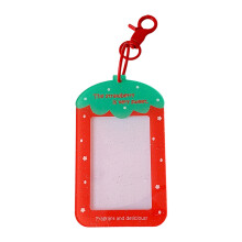 Light Weight Water Resistant 3 Inch Card Protector Sleeve For Mini Red hairless ball