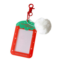 3 Inch Photo Card Pouches Photo Card Protector Sleeve Mini Photo Red There are hair balls