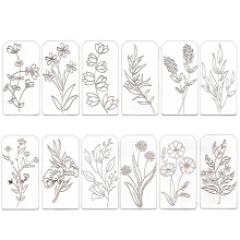 Professional Reusable Art Stencil Template Precisions Cut Shape Crafting Tool Set A