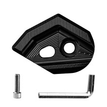 Stylish Sensor Cover for Motorcycle Enhances Appearance with Aluminum Design Black