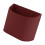 Multipurpose Vehicle Trash Can For Door Seat Leather Construction Spillproof Red 1