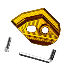 Quick Installation Sensor Cover for Motorcycle No Tools Needed Aluminum Guard Gold