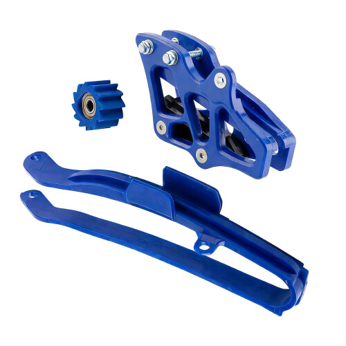 Solid ABS Chain Guide And Roller For Trail Bike Models 250F 450F Blue