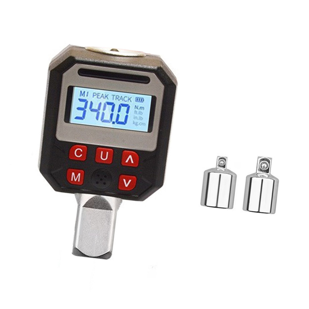 Precise Digital Torque Gauge 2% Accuracy 500 Data Storage 9 Presets 2 Adapters 17 To 340 7754004768062