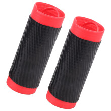 Motorcycle Handlebar Grip Covers Non Slip Silicone Handlebar Protectors Pair Black C