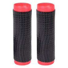 Shock Absorbing Silicone Handlebar Covers Non Slip Strong Grip for Motorcycles Black D
