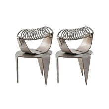 2Pieces Stainless Steel Ceramic Dipping Glazing Clamp Pottery Clay Glazing Tool for Ceramic Color & Glaze Finishing,