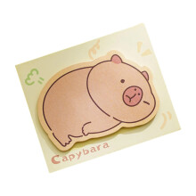 Cartoon Animal Stick Note For Home Office School With Tear Resistant Adhesive Capybara