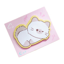 Stick Note Fun Animal Themed Adhesive Wall Decoration Paper Note Pad Cat