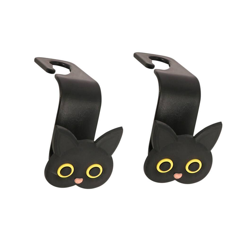 Universal Car Seats Headrest Hook For Auto Back Seats Storage Organizers Hanger Black 2 7754004745247