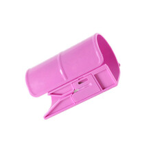 Cylinder Gift Wrap Trimmer Safe Design Plastic Material Efficient Crafting Tool Purple