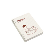 Refillable Notebook A 5 B5 Sizes Notebook With Removable Pages Friendly Paper A5 Brown