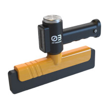 ABS Ice Removal Shovel For Vehicles Retractable Design Cold Weather Snow Cleaner Yellow A